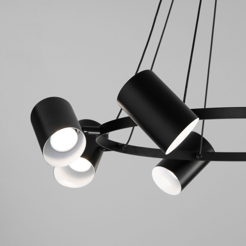 Подвесная люстра Eurosvet 70147/8 черный Купить с доставкой по Москве и России Подвесная люстра Eurosvet 70147/8 черный