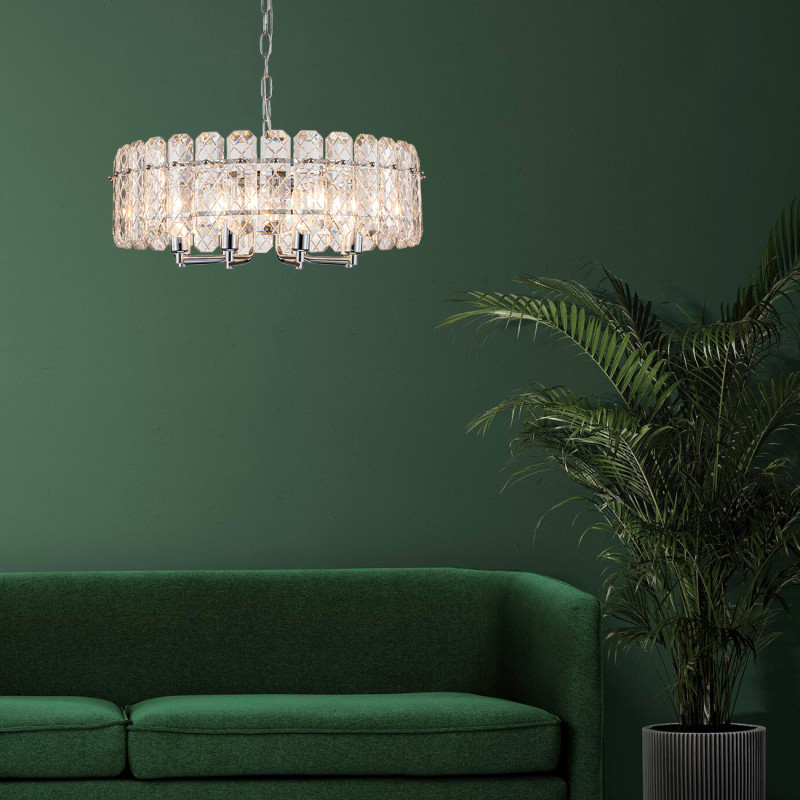 Подвесная люстра Escada 2115/8S Chrome Подвесная люстра Escada 2115/8S Chrome в интернет магазине Гет Лайт