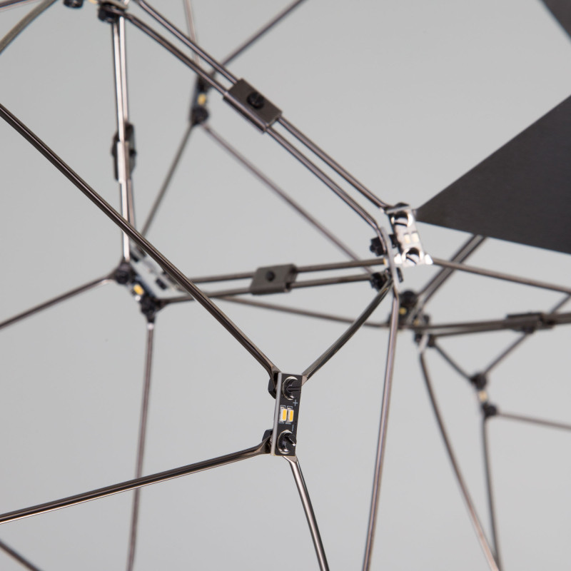 Купить Подвесная люстра Eurosvet 90368/5 черный жемчуг