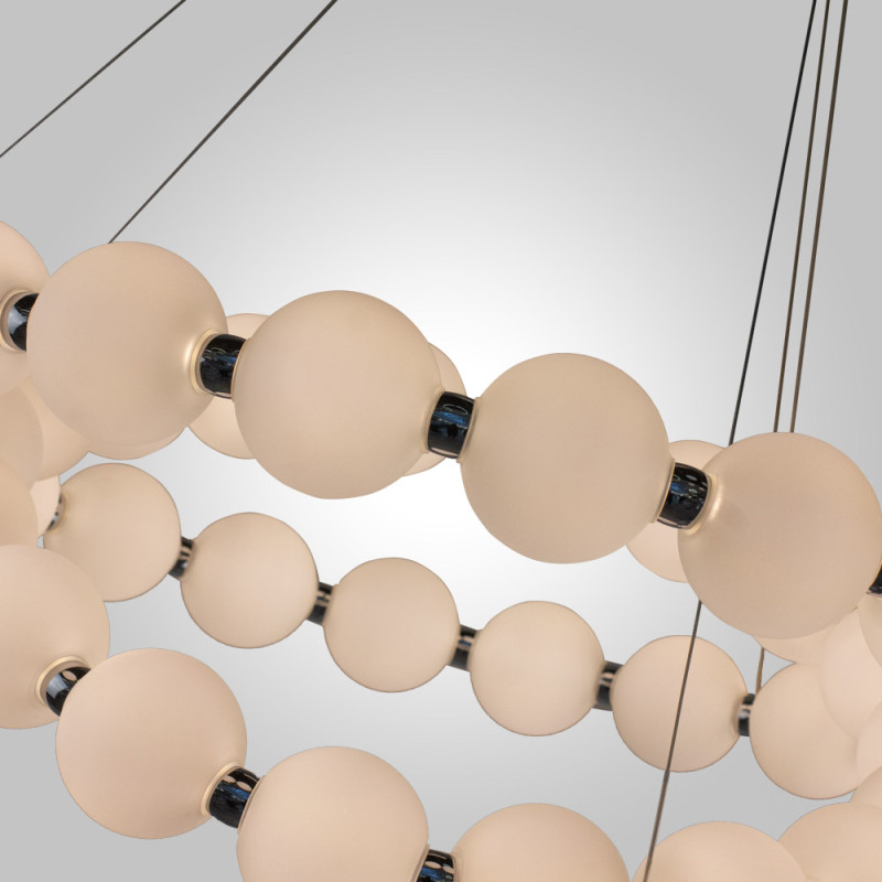 Купить Подвесная люстра AM Group PEARL-D800+600 CH