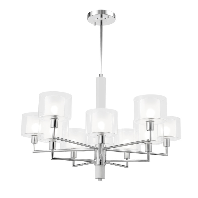 Купить Люстра на штанге Crystal Lux MAESTRO SP-PL5+5 CHROME