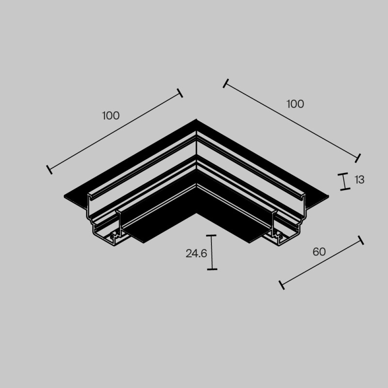 Купить с доставкой по Москве и России Коннектор Maytoni Technical TRAM034CL-42B