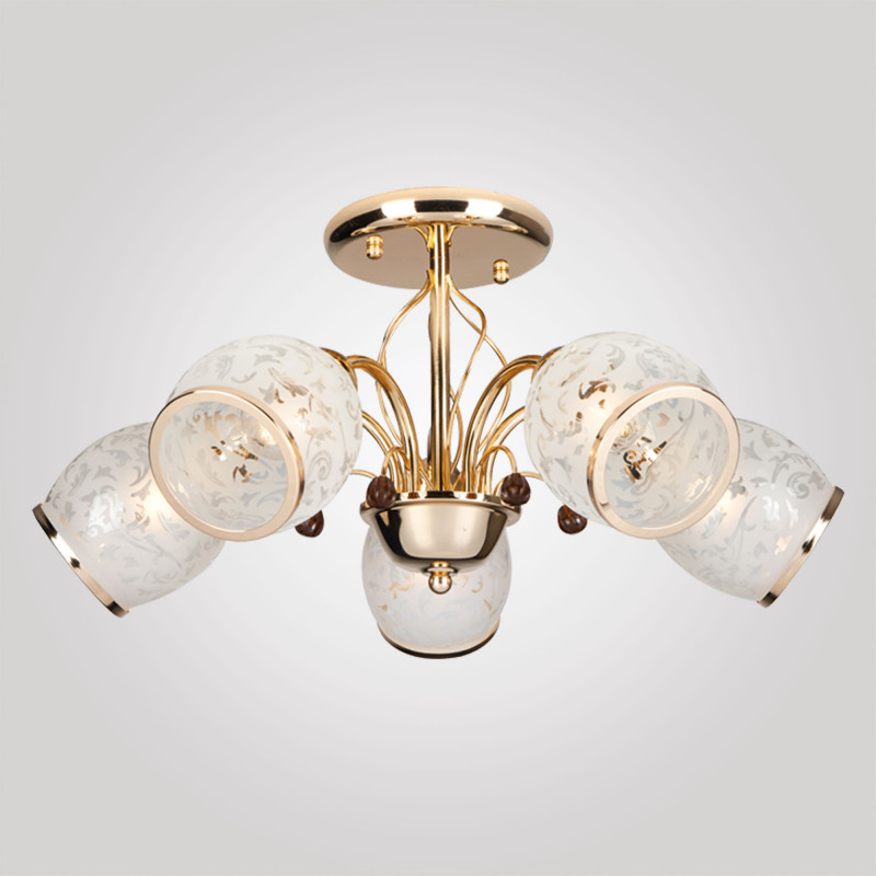 Фото Накладная люстра Eurosvet 30026/5 золото