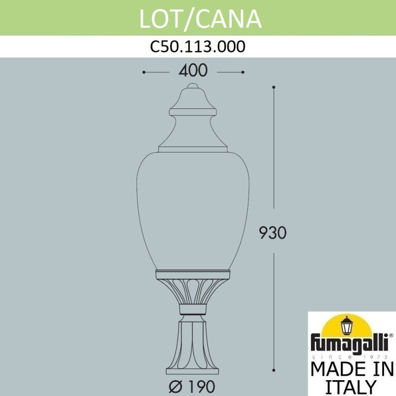 Цена на Fumagalli C50.113.000.AYE27