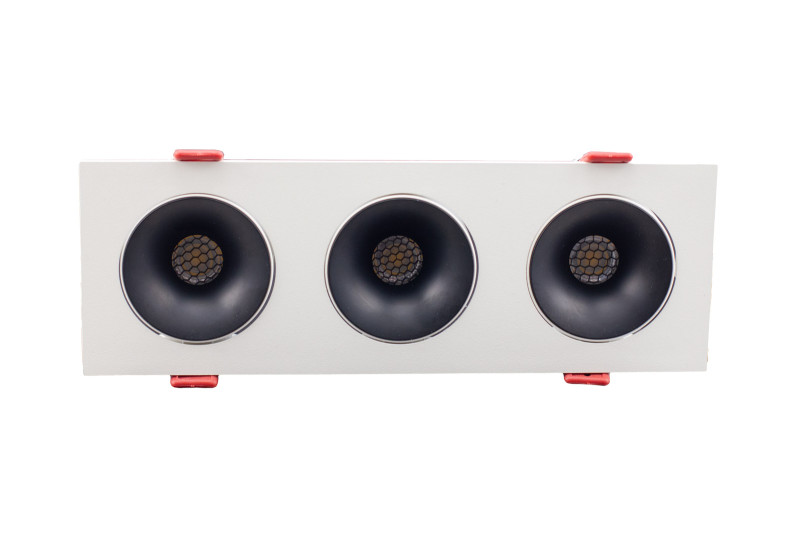 Фото Встраиваемый светильник AM Group AM480-3 BK+WH 23,1W