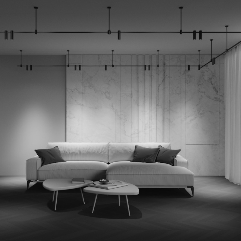 Светильник на шине Maytoni Technical TR143-1-5W3K-W-B в интернет магазине Гет Лайт