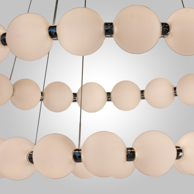 Цена на Подвесная люстра AM Group PEARL-D800+600 CH