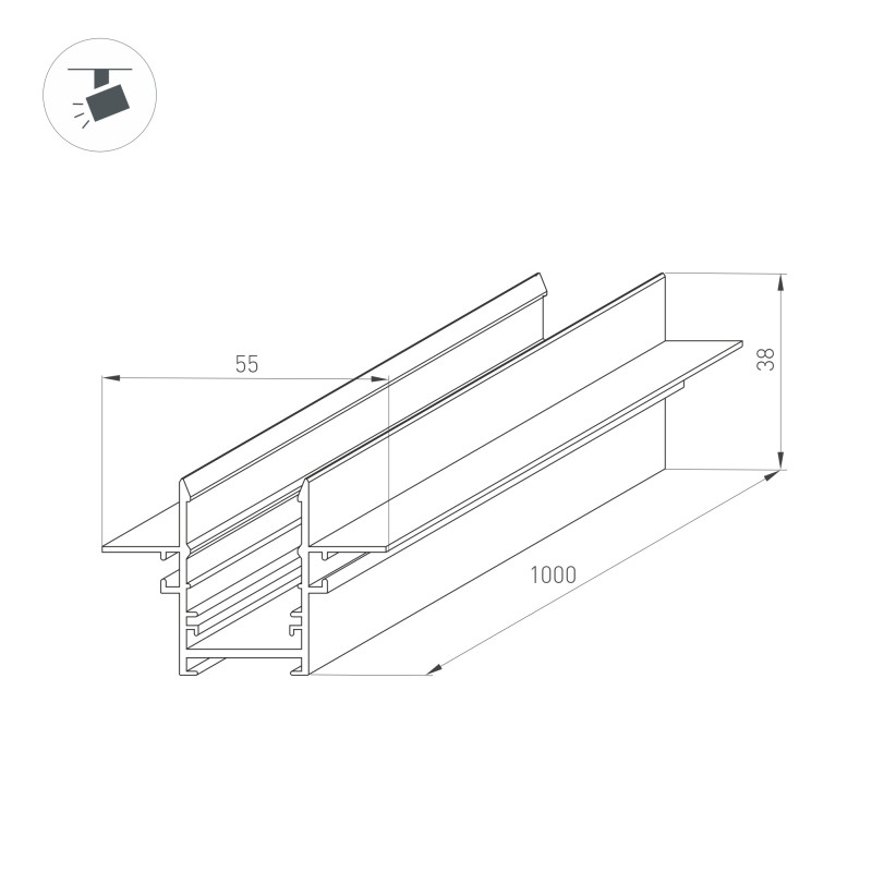 Шинопровод Arlight 046284 Купить Шинопровод Arlight 046284