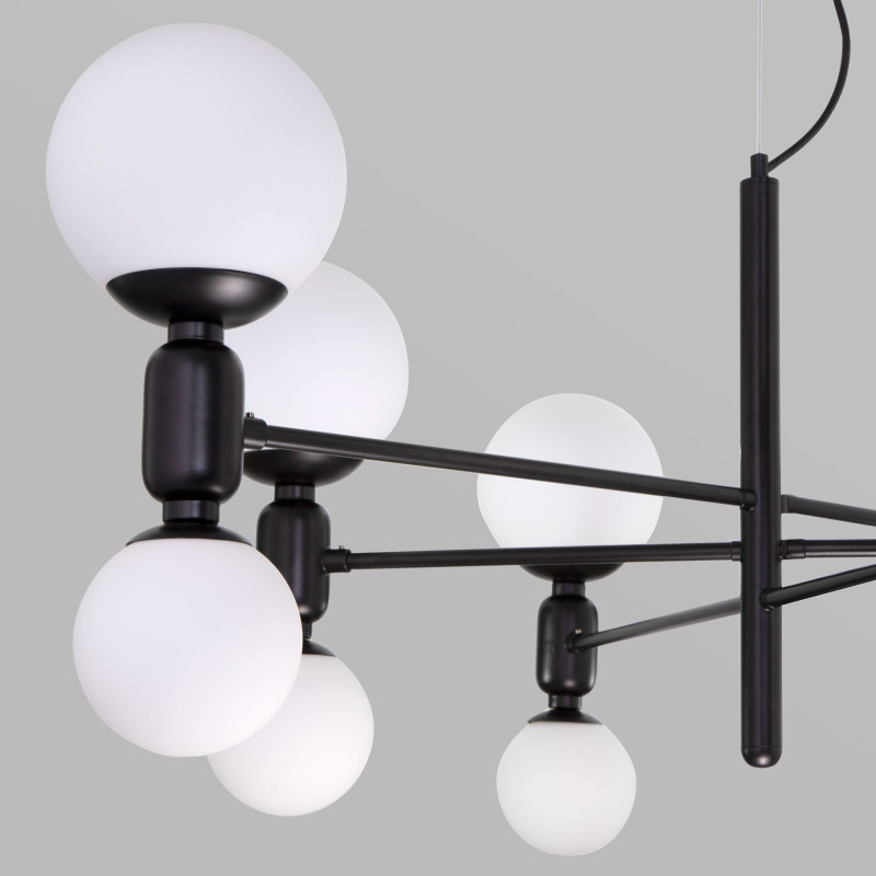 Купить с доставкой по Москве и России Подвесная люстра Eurosvet 30182 черный