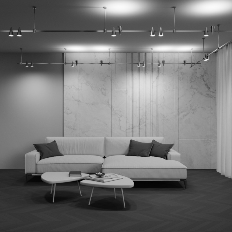 Светильник на шине Maytoni Technical TR146-1-5W3K-BS в интернет магазине Гет Лайт