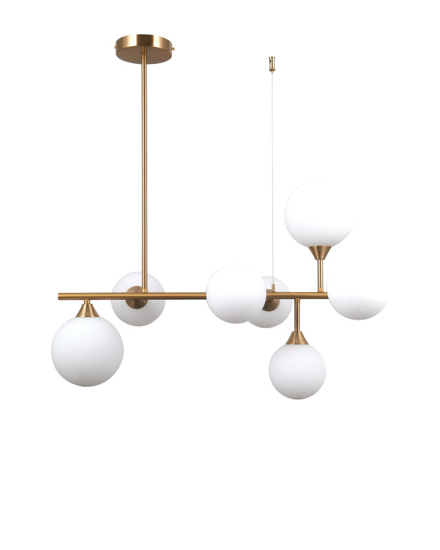 Купить Люстра на штанге Moderli Moderli V10841-7P Molecule подвесной