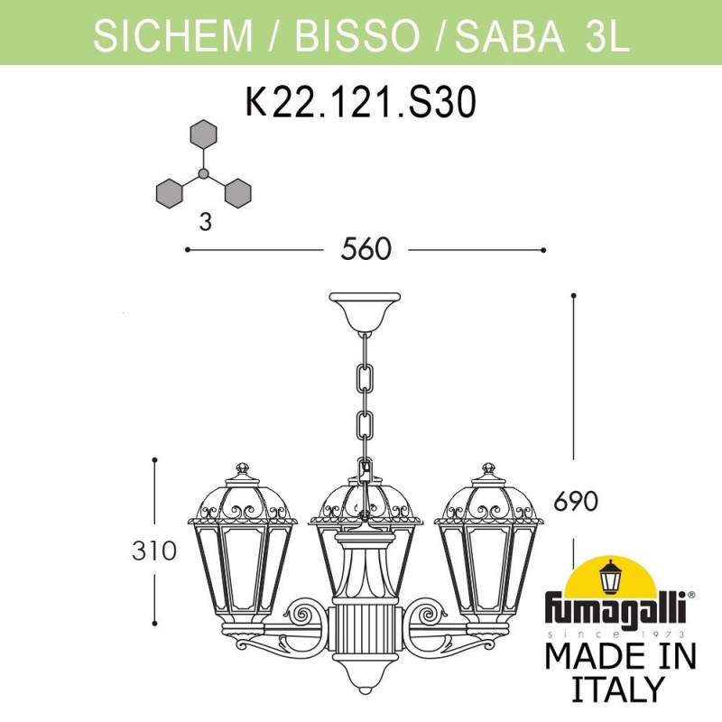 Fumagalli K22.120.S30.AYF1R Fumagalli K22.120.S30.AYF1R