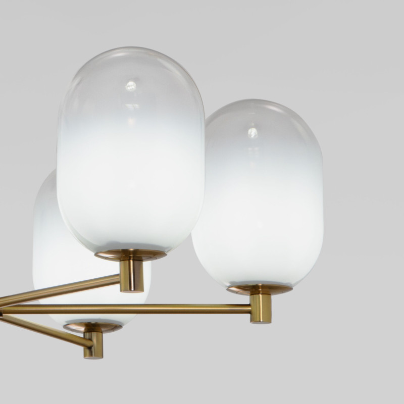 Цена на Люстра на штанге Eurosvet 60161/8 латунь