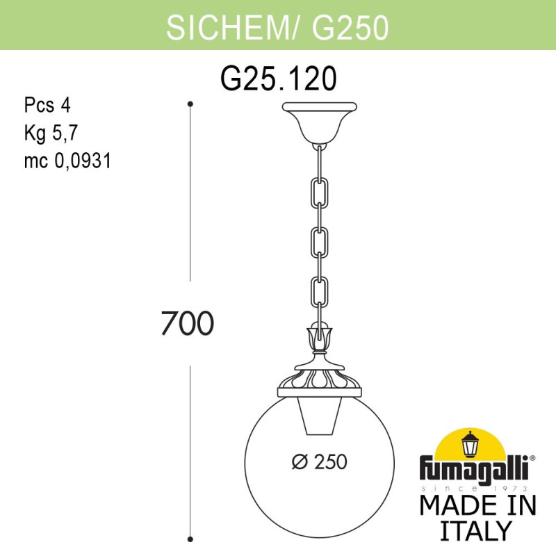 Fumagalli G25.120.000.VYF1R Fumagalli G25.120.000.VYF1R