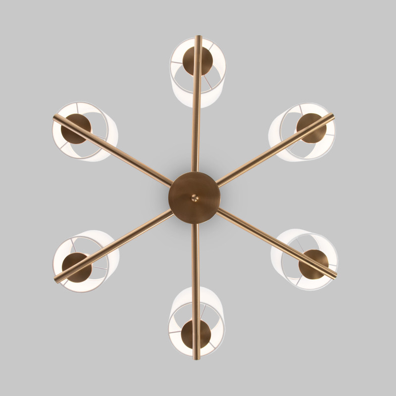 Купить Подвесная люстра Eurosvet 60146/6 латунь