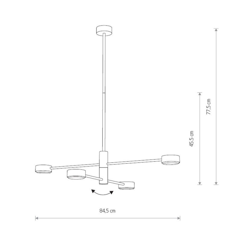 Люстра на штанге Nowodvorski 7945 в интернет магазине Гет Лайт