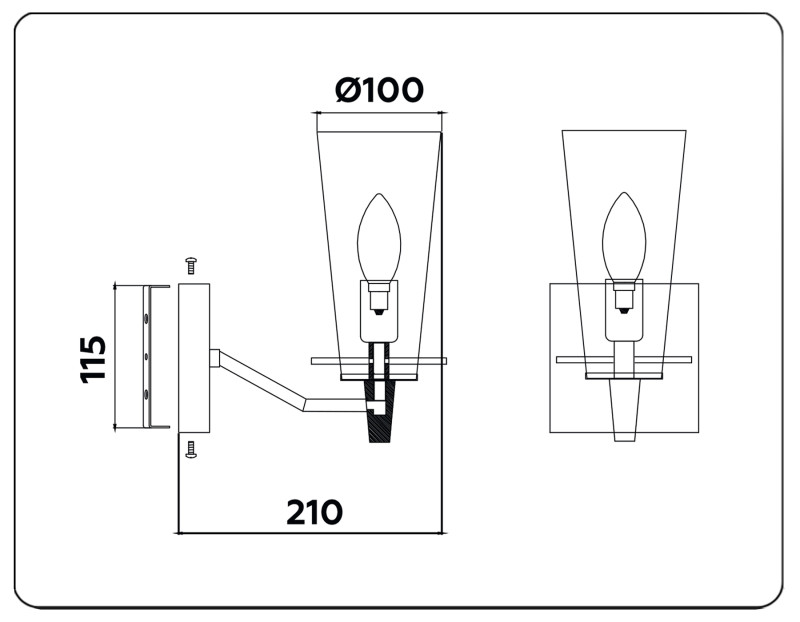 Купить с доставкой по Москве и России Бра Ambrella Light TR3239