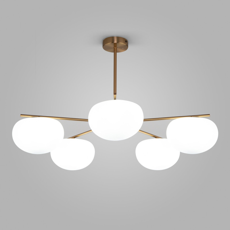 Купить Люстра на штанге Eurosvet 30190/5 латунь