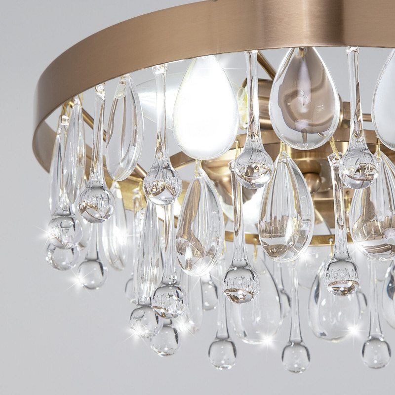 Люстра на штанге Eurosvet 60165/3 латунь в интернет магазине Гет Лайт