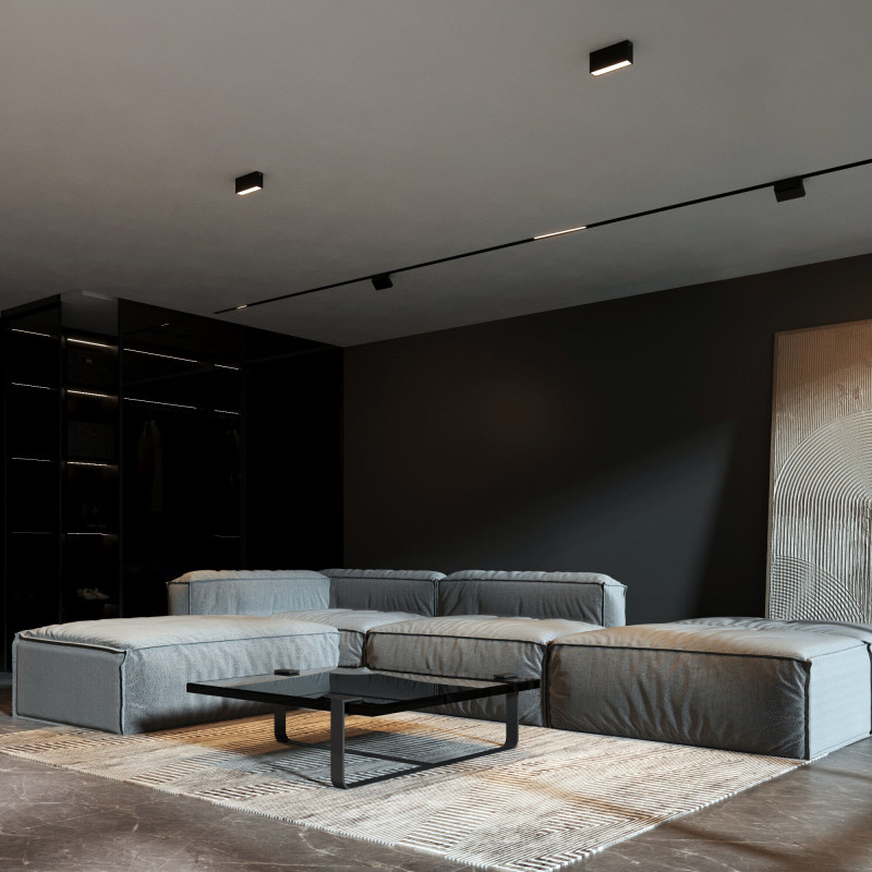 Купить Накладной светильник Elektrostandard 25109/LED 10W 3000K черный