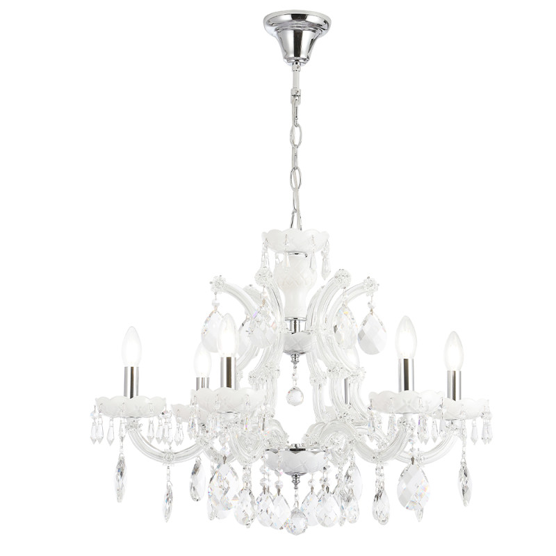 Подвесная люстра Crystal Lux BLANCA re SP6 Фото Подвесная люстра Crystal Lux BLANCA re SP6