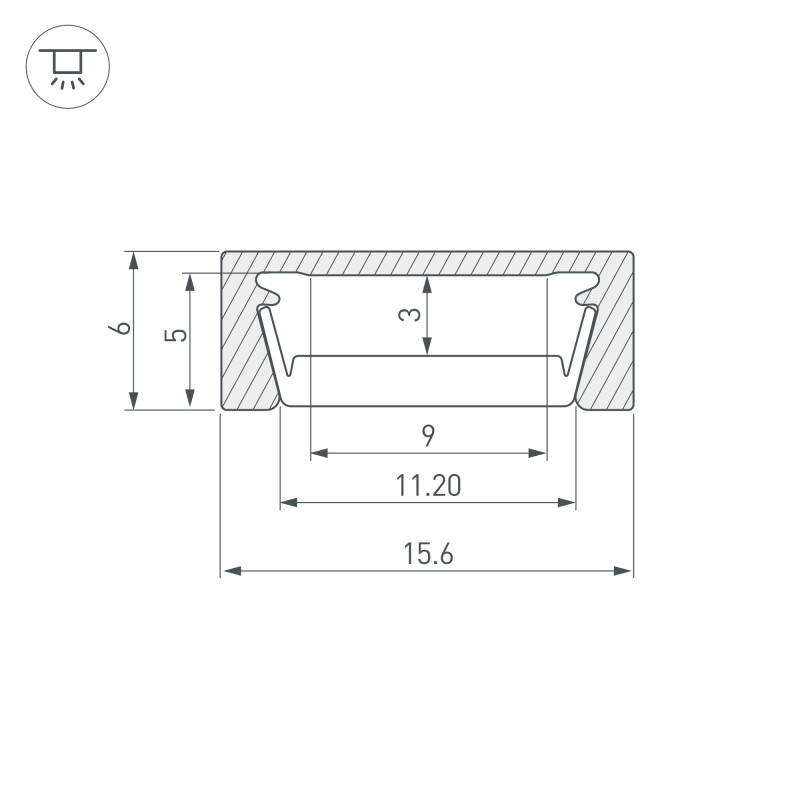 Профиль Arlight 044541 в интернет магазине Гет Лайт