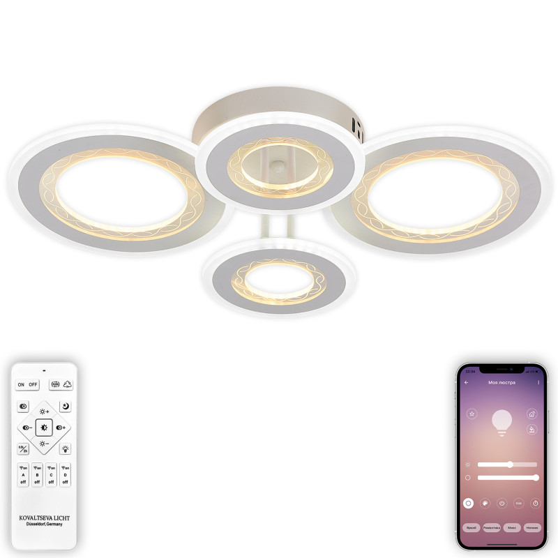 Фото Накладная люстра Natali Kovaltseva LED LAMPS 81196