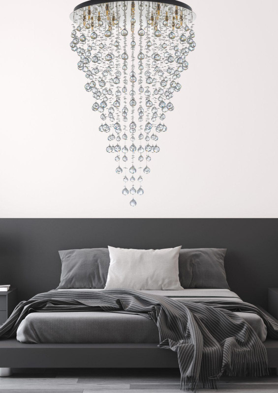 Каскадная люстра Arti Lampadari Flusso H 1.4.80.615 N Купить с доставкой по Москве и России Каскадная люстра Arti Lampadari Flusso H 1.4.80.615 N