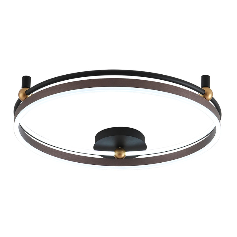 Купить Накладной светильник Crystal Lux FERNANDO PL72W LED COFFEE/BLACK