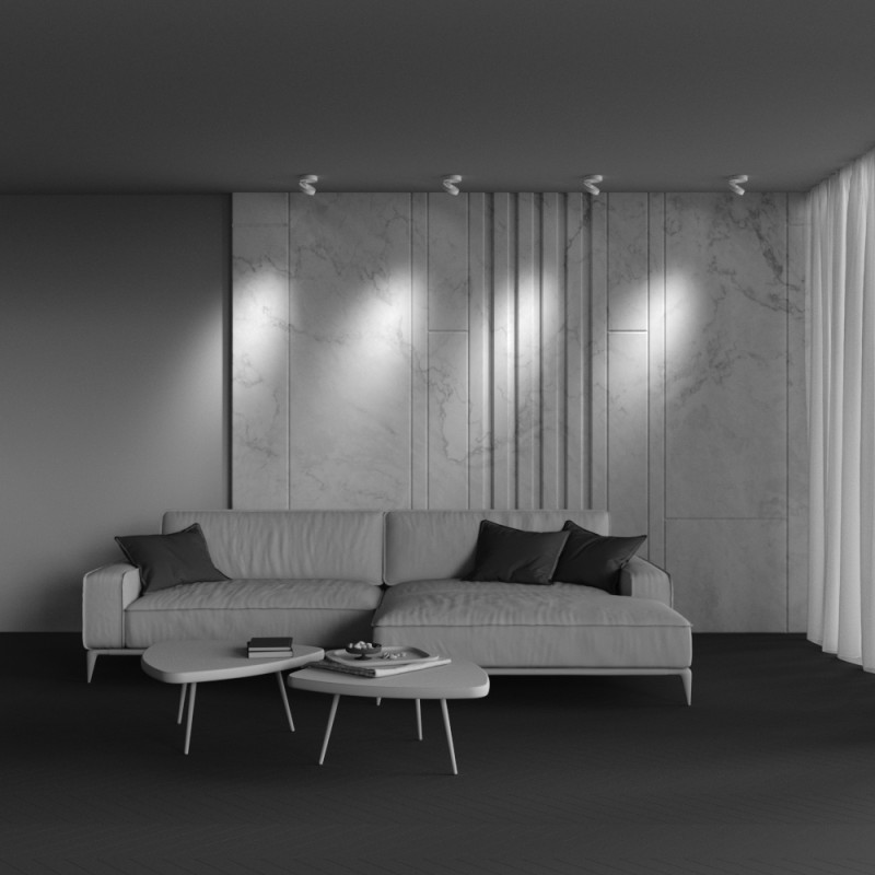 Купить с доставкой по Москве и России Накладной светильник Maytoni Technical C022CL-12W3K-W-1