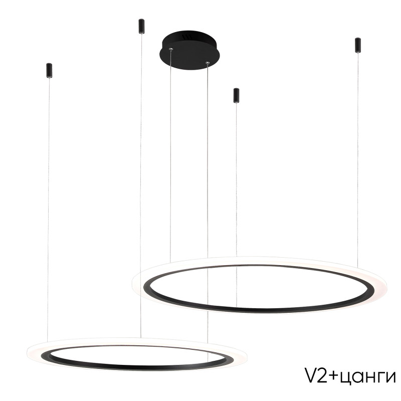 Купить Подвесная люстра Crystal Lux MANZANA SP53W LED BLACK