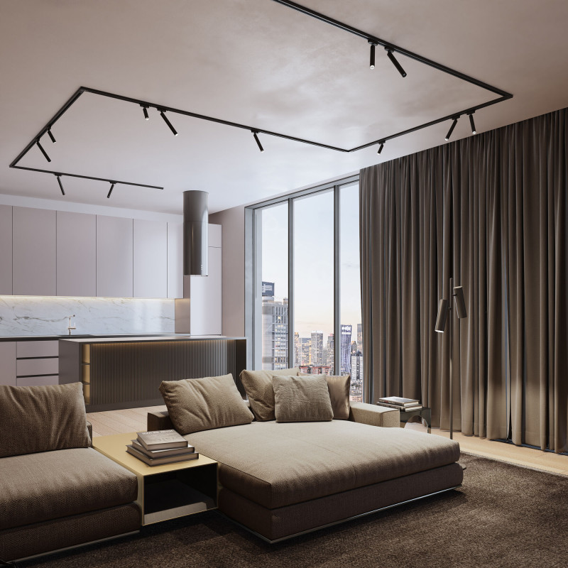 Цена на Светильник на шине Elektrostandard Pika чёрный 85111/01