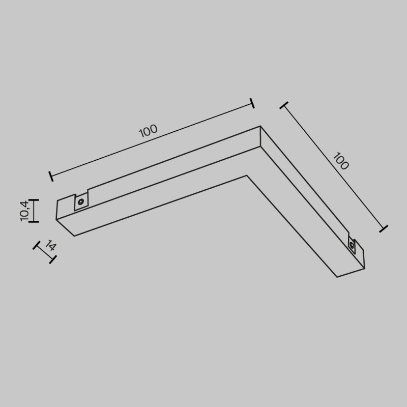 Купить с доставкой по Москве и России Maytoni Technical TRA172CPC-1B