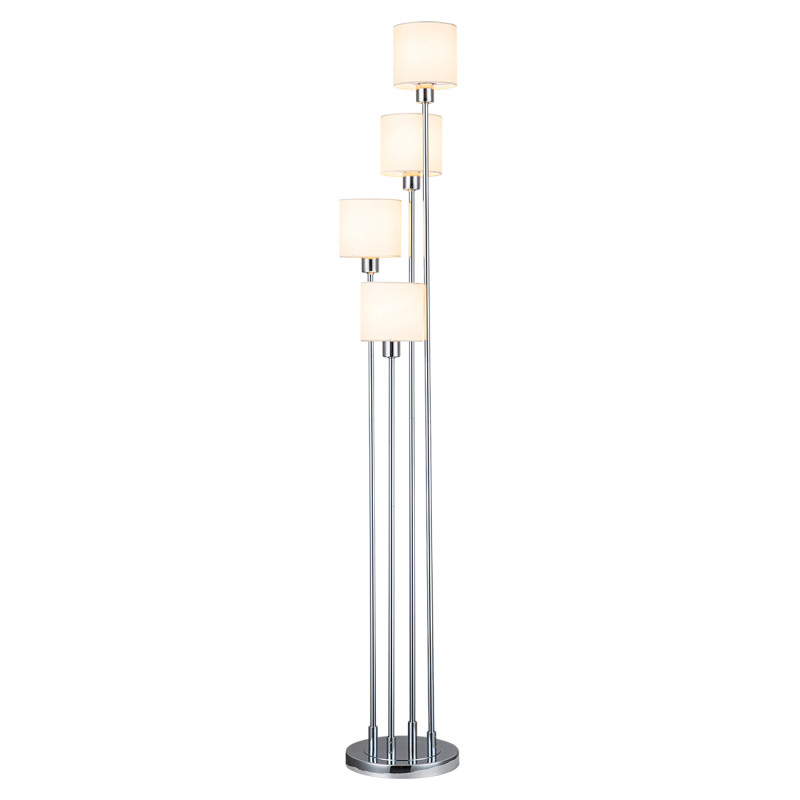 Торшер Escada 1109/4 Chrome/Beige Фото Торшер Escada 1109/4 Chrome/Beige