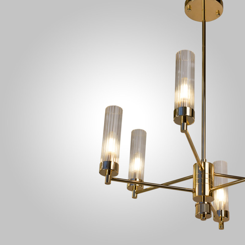 Купить с доставкой по Москве и России Люстра на штанге AM Group INDIGO SP6 FGD