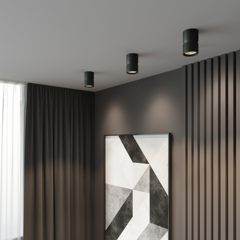 Купить Накладной светильник Elektrostandard 25049/LED 12W 4000К чёрный