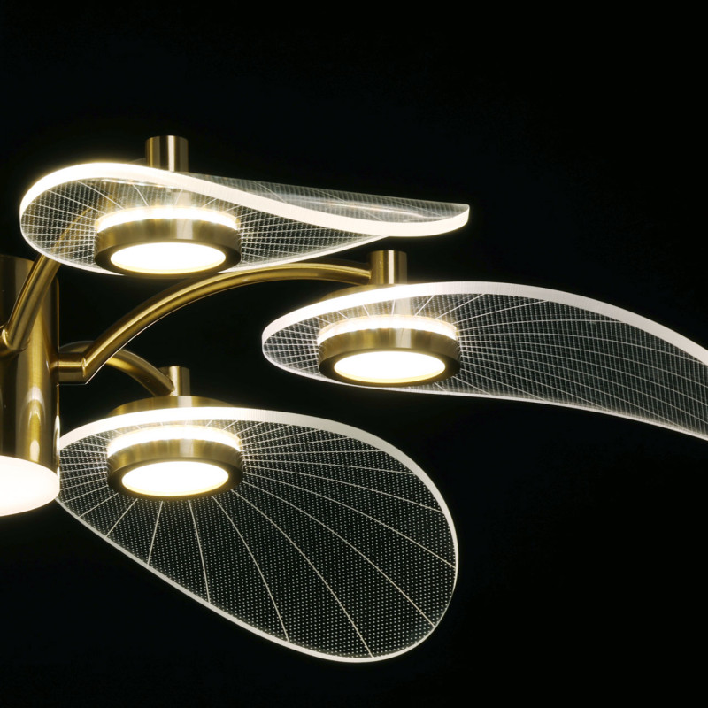 Люстра на штанге DeMarkt 632017807 в интернет магазине Гет Лайт