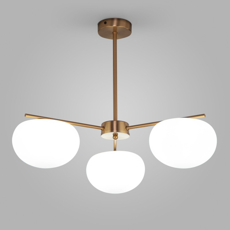 Фото Люстра на штанге Eurosvet 30190/3 латунь