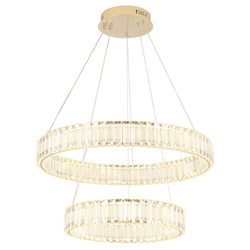 Каскадная люстра Crystal Lux MUSIKA SP100W LED GOLD Купить Каскадная люстра Crystal Lux MUSIKA SP100W LED GOLD