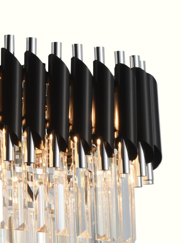 Цена на Каскадная люстра Natali Kovaltseva DARIAN 76017/8C CHROME BLACK