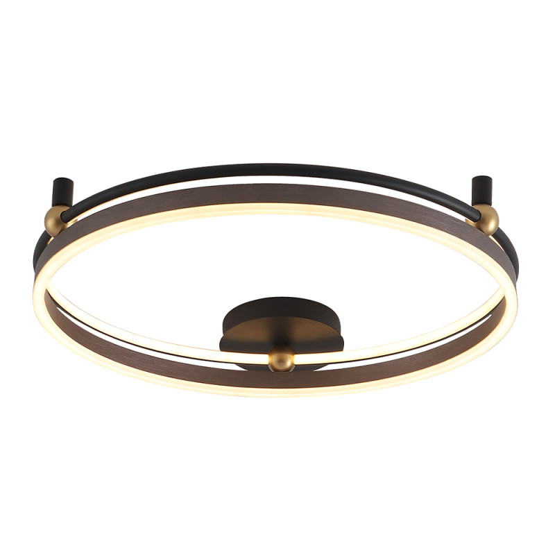 Накладной светильник Crystal Lux FERNANDO PL72W LED COFFEE/BLACK в интернет магазине Гет Лайт