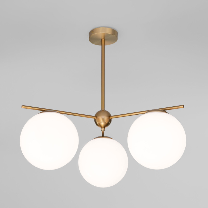 Фото Люстра на штанге Eurosvet 60147/3 латунь