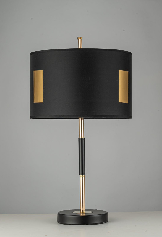 Фото Настольная лампа Arti Lampadari Oggebio E 4.1.T2 BKG