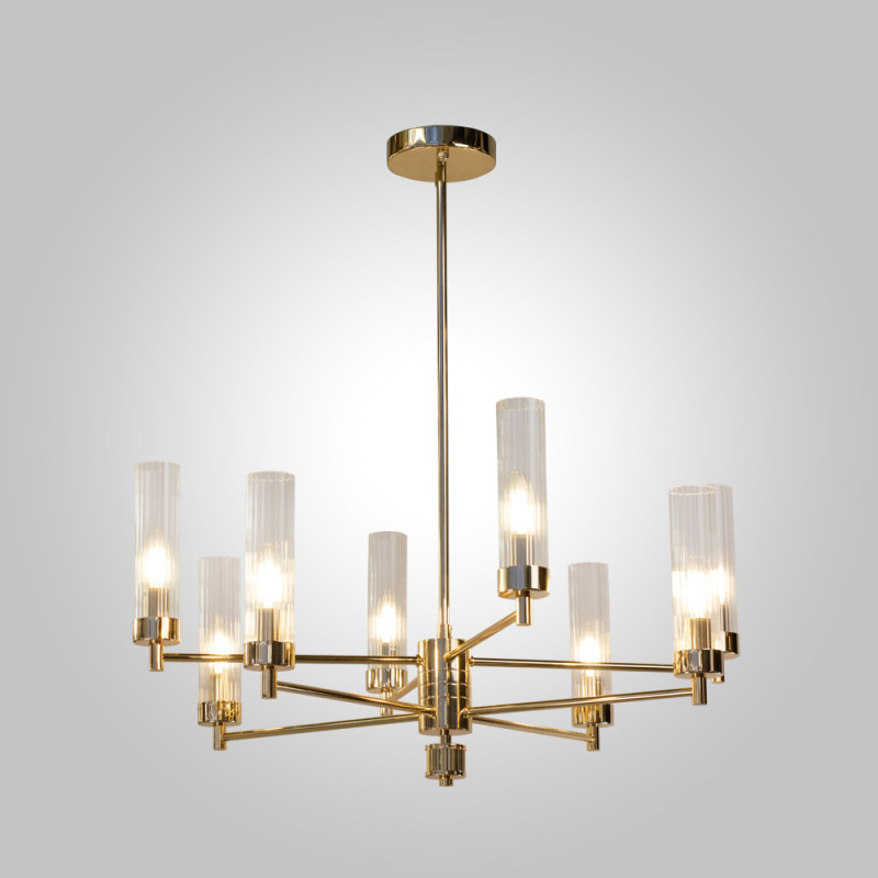 Купить с доставкой по Москве и России Люстра на штанге AM Group INDIGO SP8 FGD