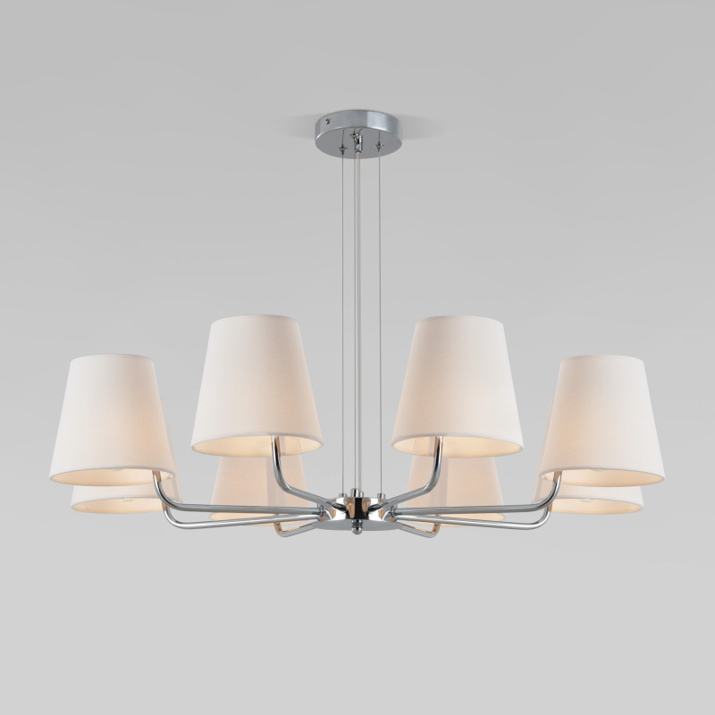 Фото Подвесная люстра Eurosvet 60155/8 хром