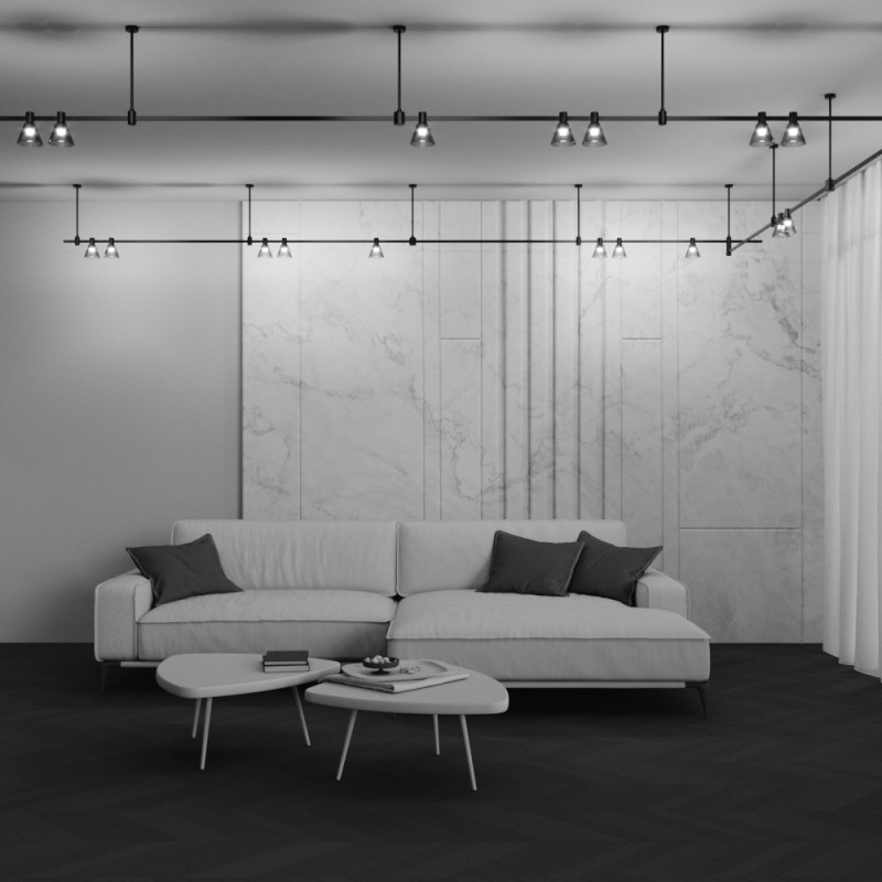 Светильник на шине Maytoni Technical TR147-1-3W3K-B в интернет магазине Гет Лайт