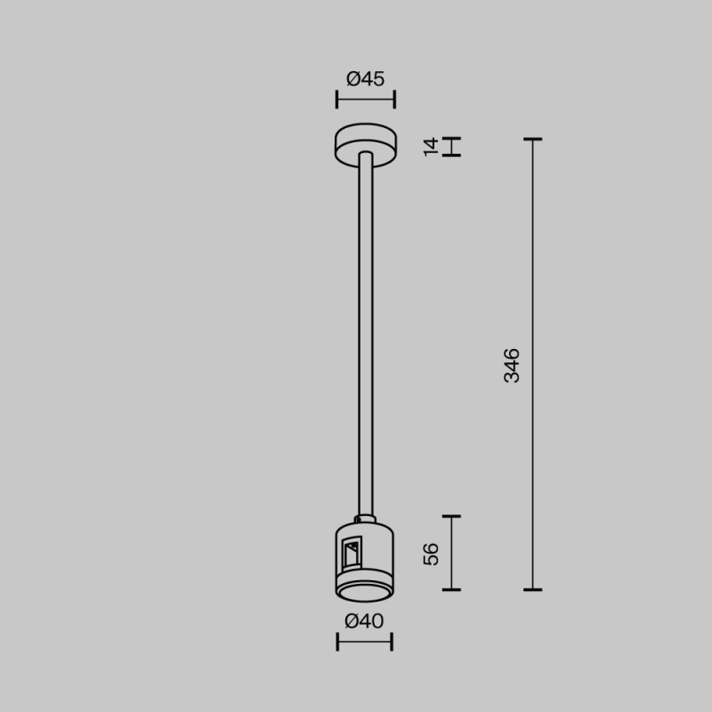 Стойка Maytoni Technical TRA158С-IPC1-BS Стойка Maytoni Technical TRA158С-IPC1-BS в интернет магазине Гет Лайт