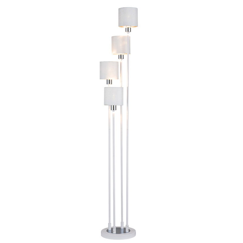 Торшер Escada 1109/4 White/Silver Торшер Escada 1109/4 White/Silver