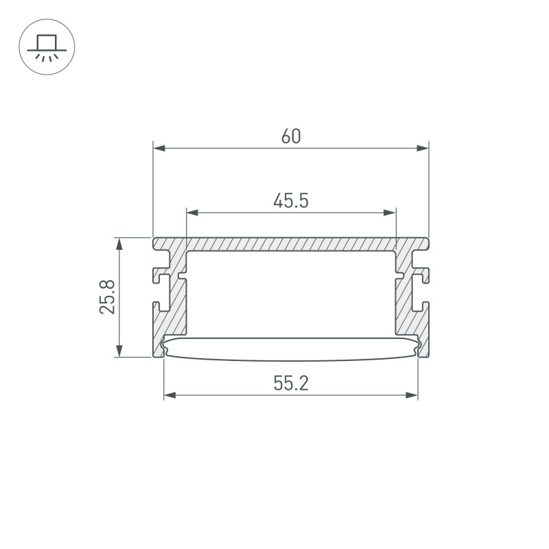 Профиль Arlight 046413 Купить Профиль Arlight 046413