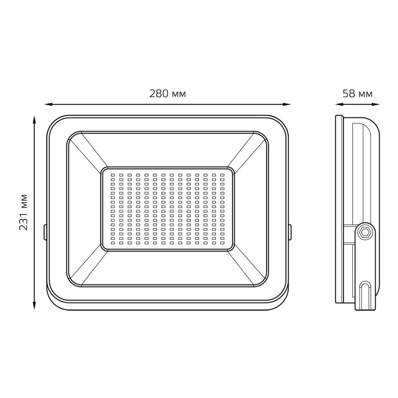 Купить с доставкой по Москве и России Прожектор Gauss 613100150P